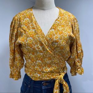 Faithfull The Brand Wrap Blouse